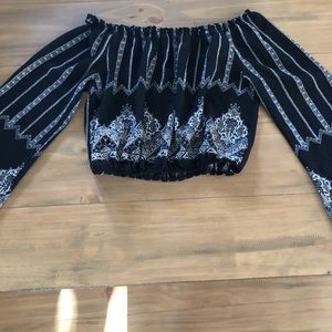 off the shoulder top